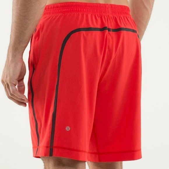 lululemon athletica Other - Lululemon Run Response Shorts Surge Orange Sz L/XL